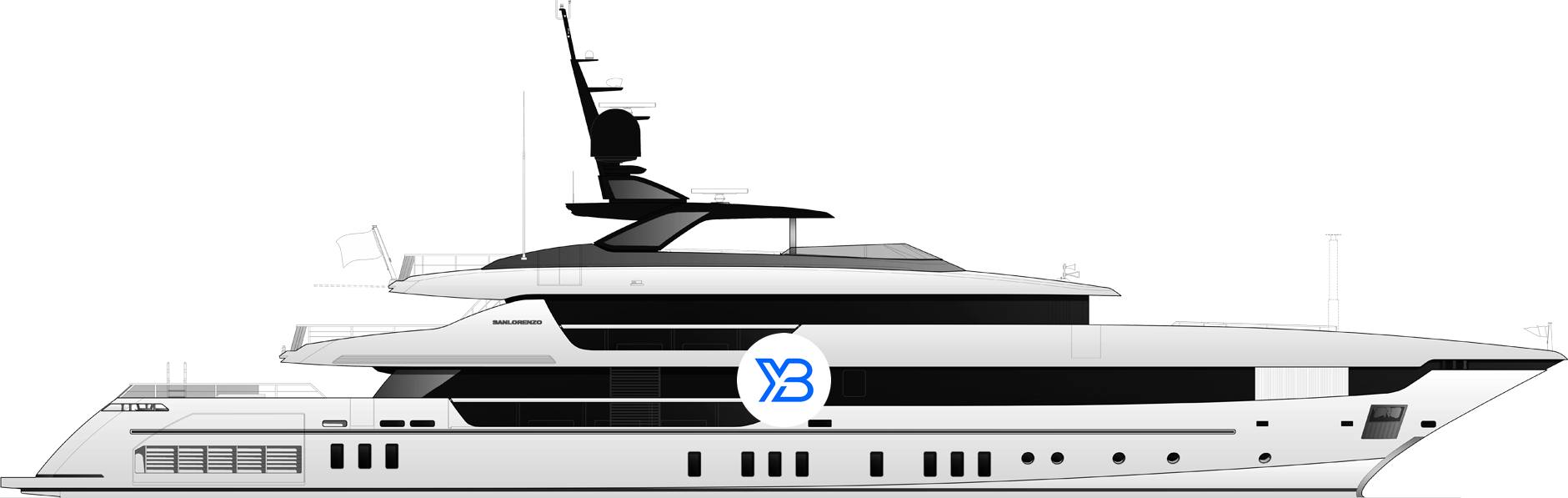 Sanlorenzo 52Steel Mk1 illustration