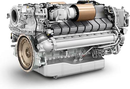 MTU   12V 2000 M96L Engine