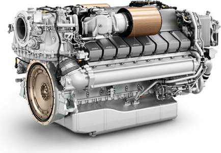 MTU   12V 2000 M96 Engine