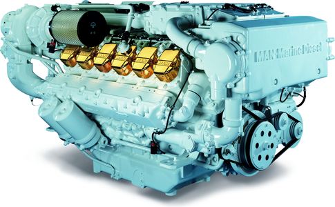 MAN   V12-1360 Engine
