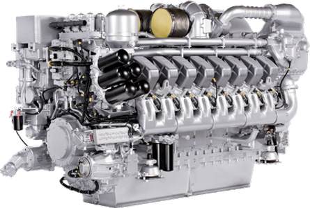 MTU   S60 14L 750hp Engine