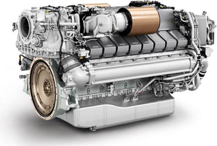 MTU   12V 2000 M96X Engine