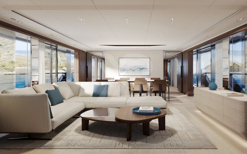 Saetta 128/ 01 yacht interior 7