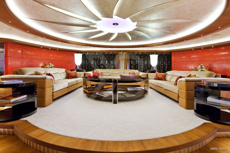 Serene yacht interior 9