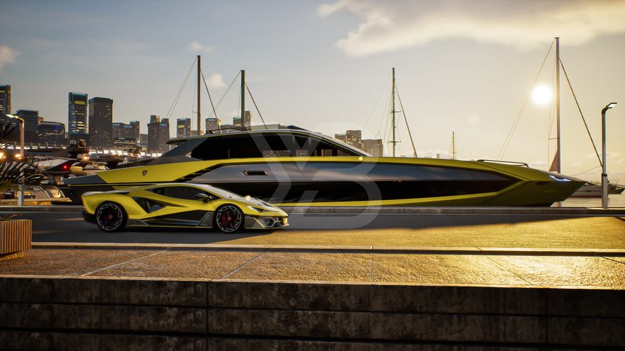 Lamborghini 101 / 01 yacht exterior 12