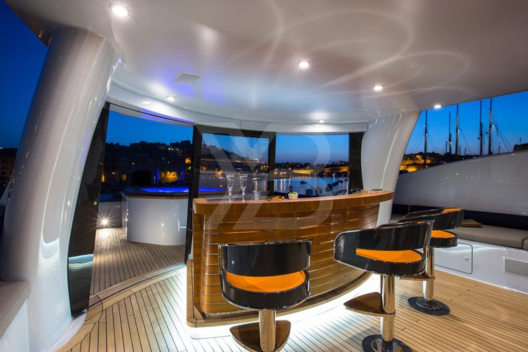 Gene Machine yacht interior 4