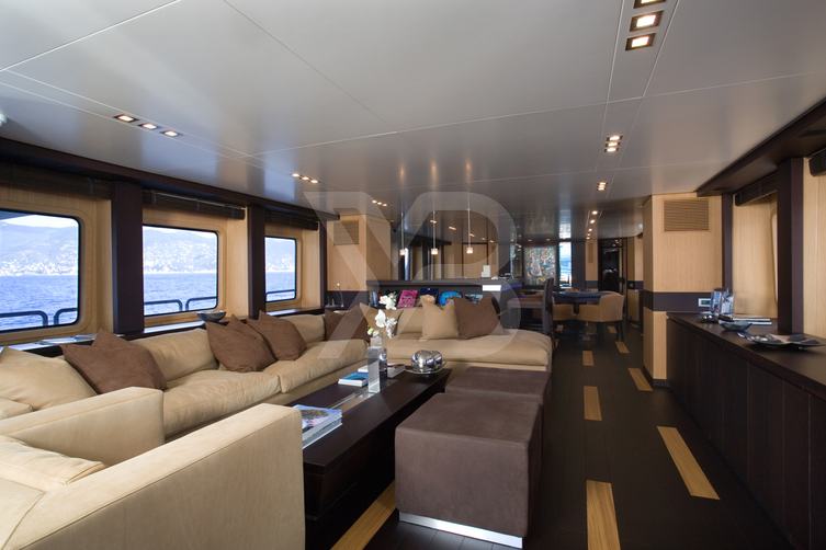 Black Rose yacht interior 9