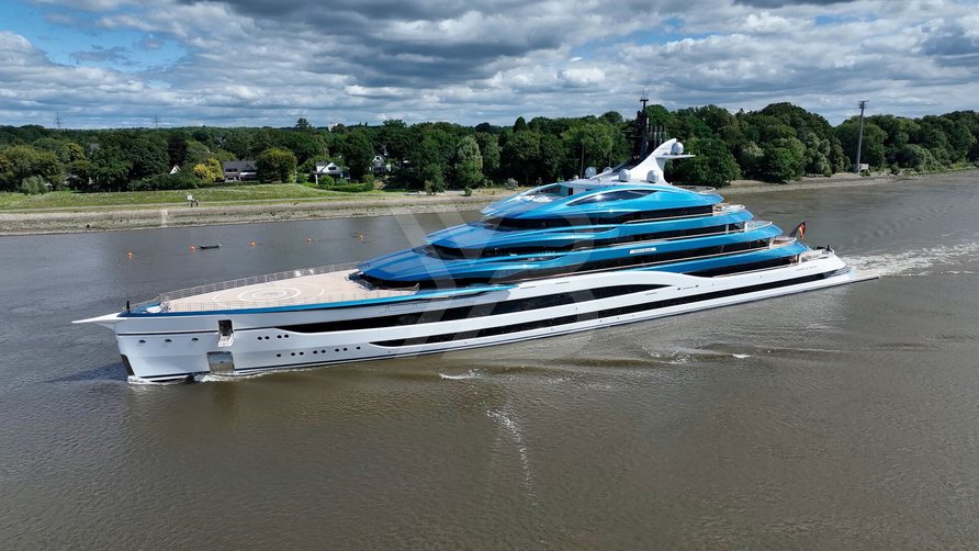 Deep Blue yacht exterior 2