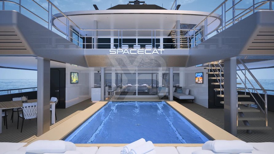 Space Cat yacht interior 3