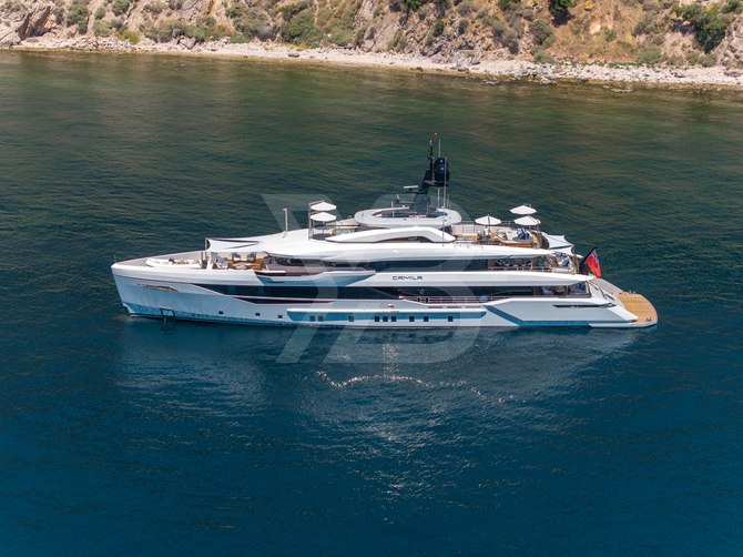 Camila yacht exterior 4