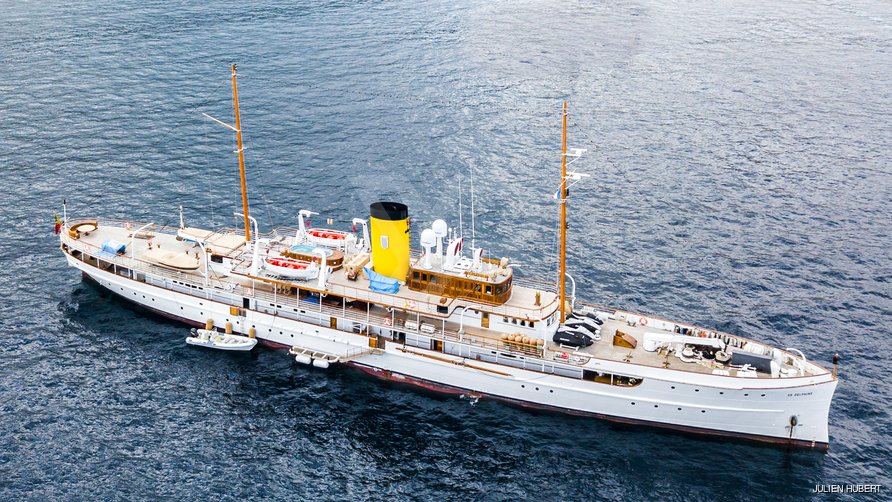 SS Delphine yacht exterior 6