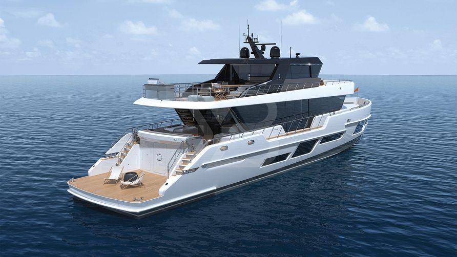 CLX96/01 yacht exterior 15