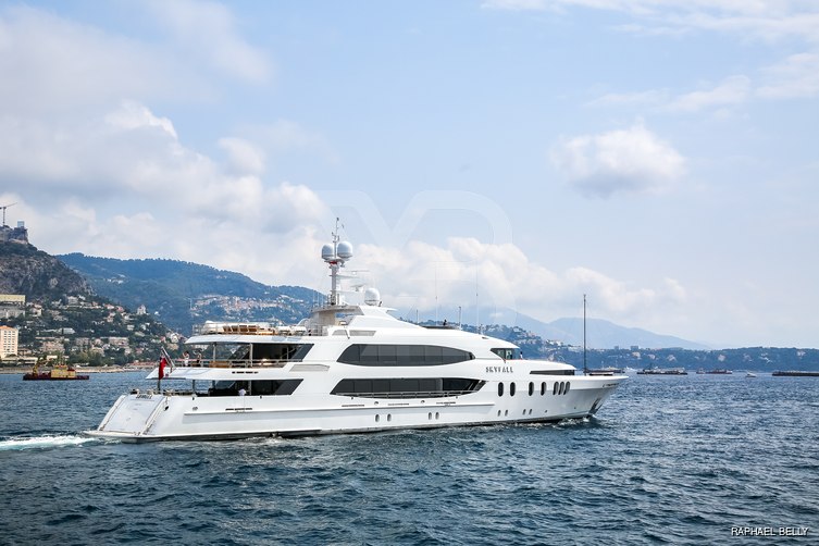 Skyfall yacht exterior 10