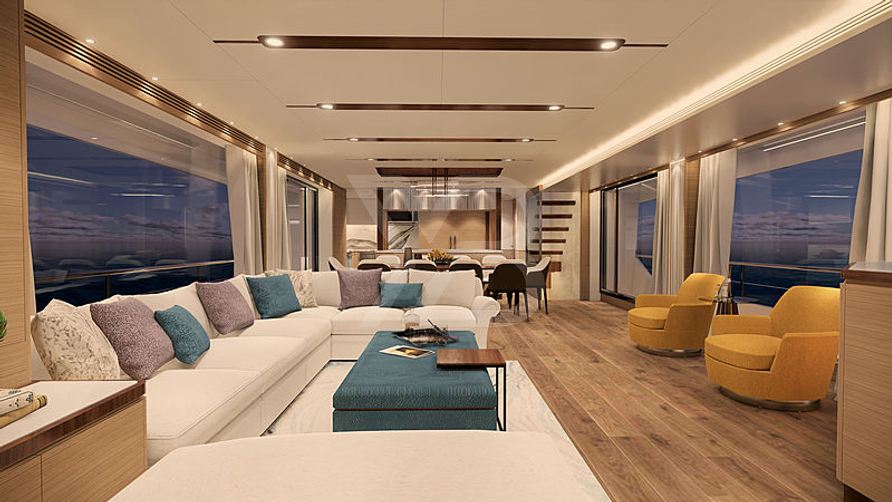 One More Time yacht interior 21