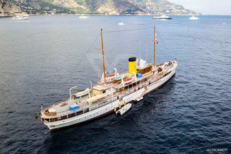 SS Delphine yacht exterior 6