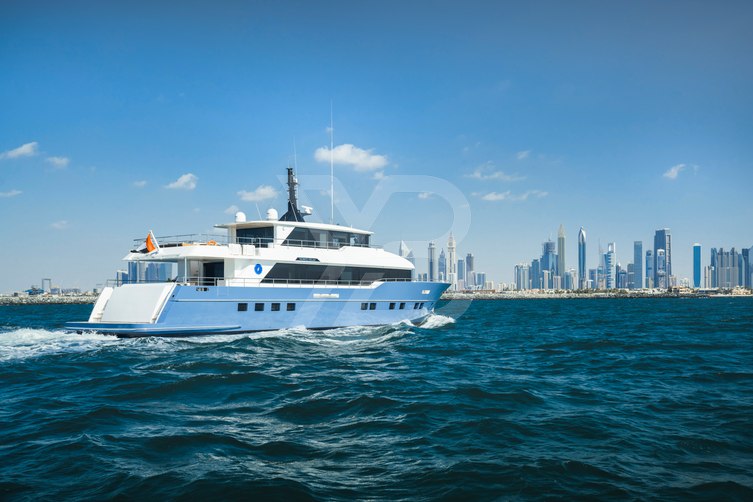 Dubai Moon yacht exterior 4