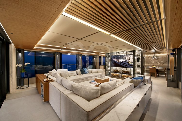 Al Waab yacht interior 11