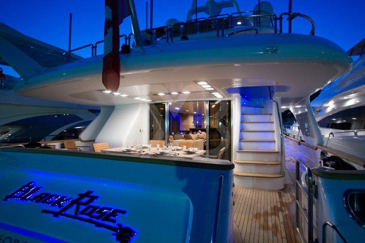 Black Rose yacht interior 11