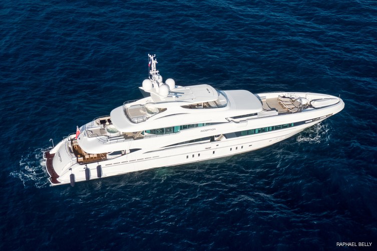 Inception yacht exterior 8