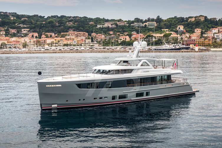 Mana I yacht exterior 2