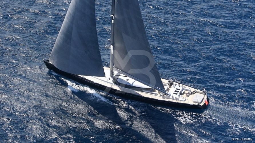 Blue Papillon yacht exterior 3