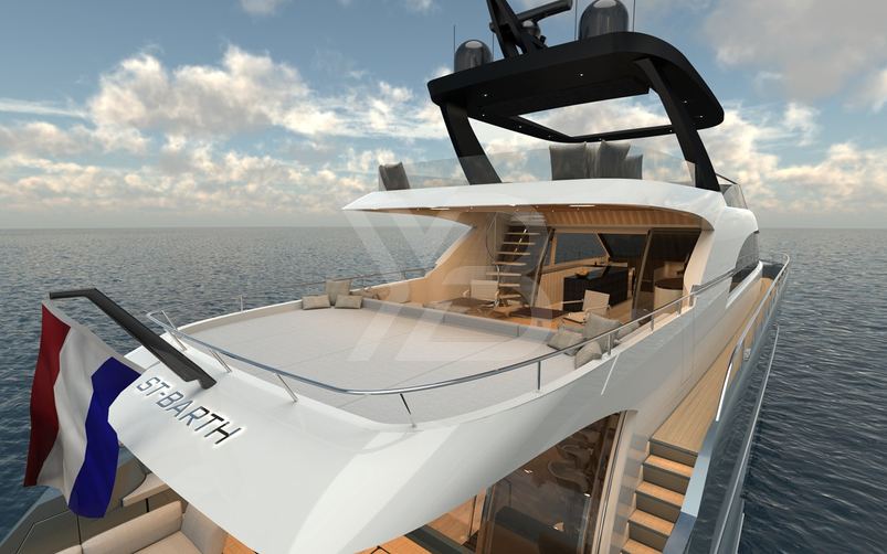 St Barth 85 Fly yacht exterior 4