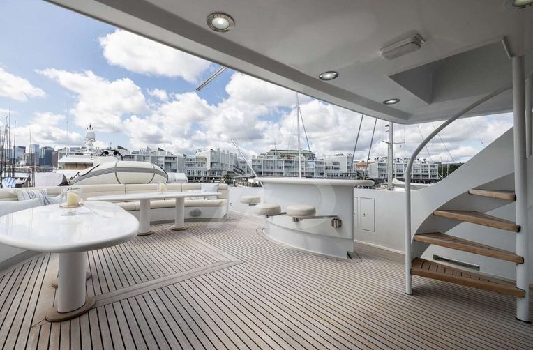 Serenity yacht exterior 4