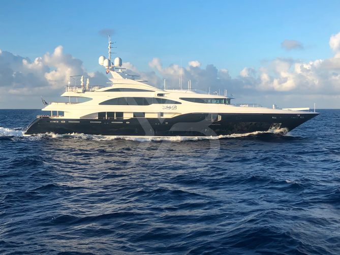 Lady B yacht exterior 2