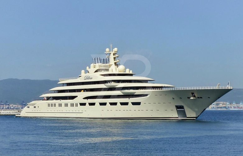 Dilbar yacht exterior 12