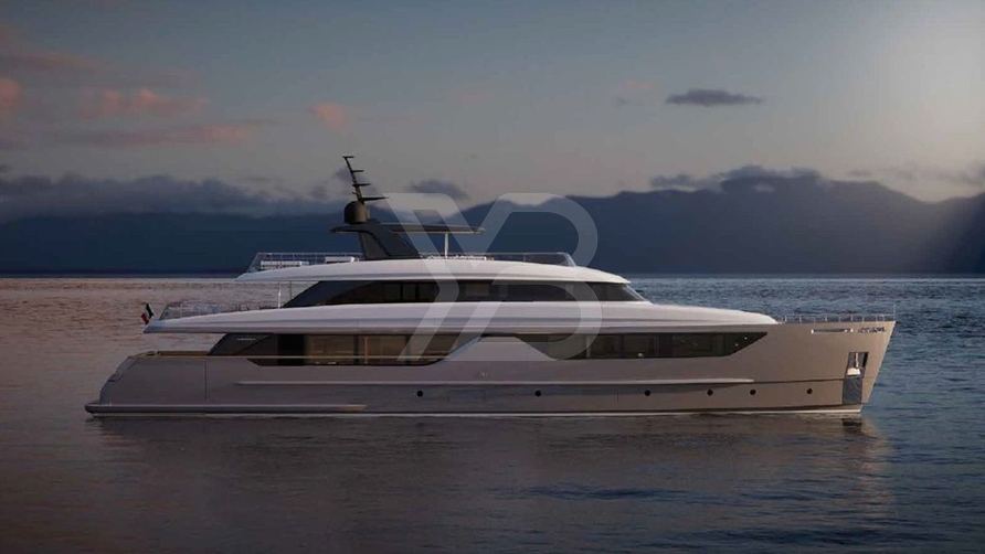 Andiamo yacht exterior 2