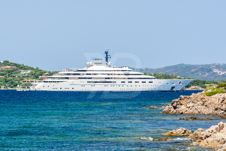 Blue yacht exterior 9