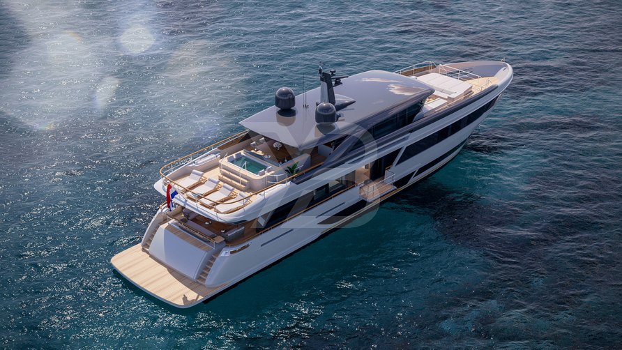 Project May yacht exterior 4