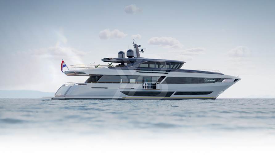 Project May yacht exterior 6