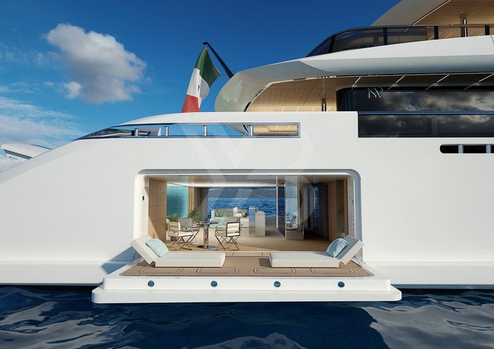 Isa Continental 80 yacht exterior 10