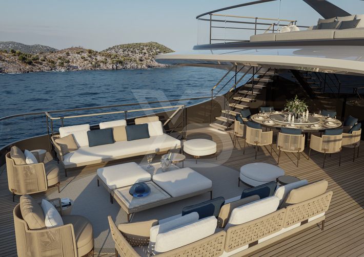 Unica 45M/ 01 yacht exterior 3