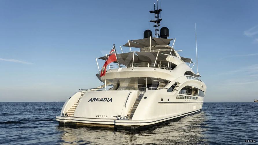 Arkadia yacht exterior 5