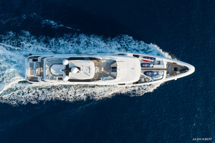 Ouranos yacht exterior 4