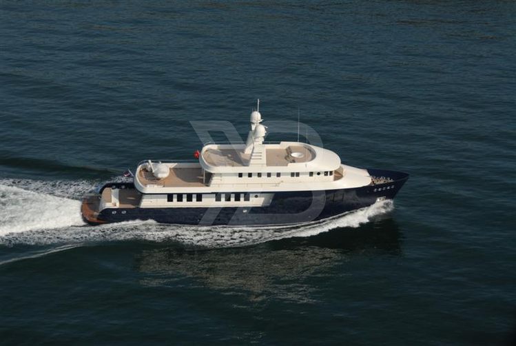 The Big Blue yacht exterior 2
