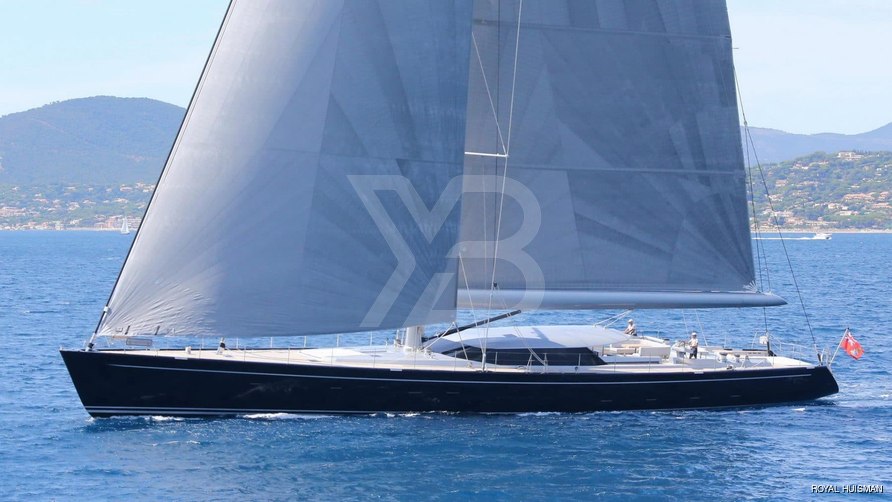 Blue Papillon yacht exterior 2