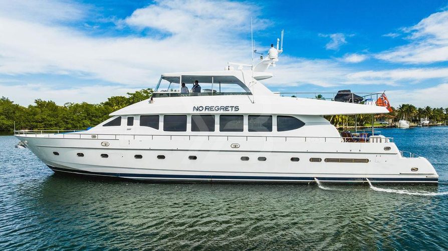 No Regrets yacht exterior 2