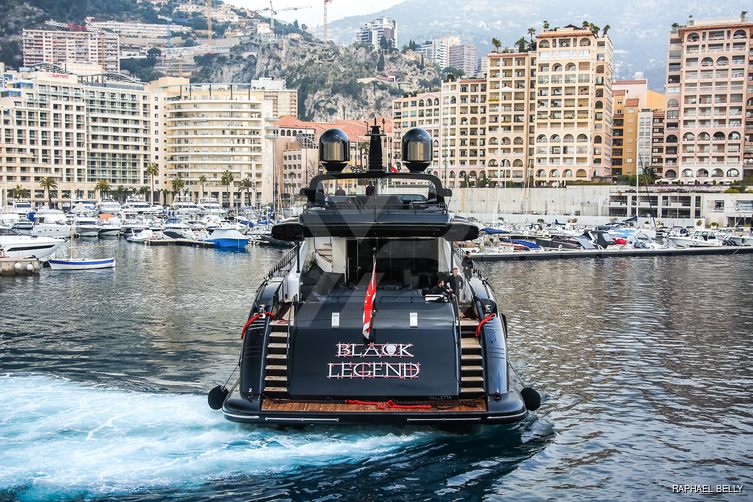 Black Legend yacht exterior 3