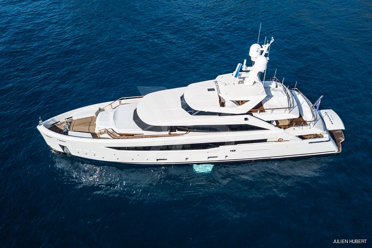 Serenity yacht exterior 7