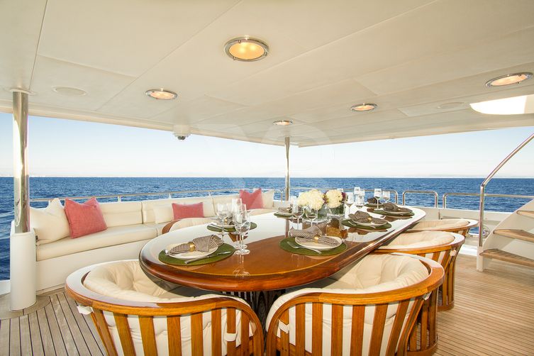 Serenity yacht exterior 7