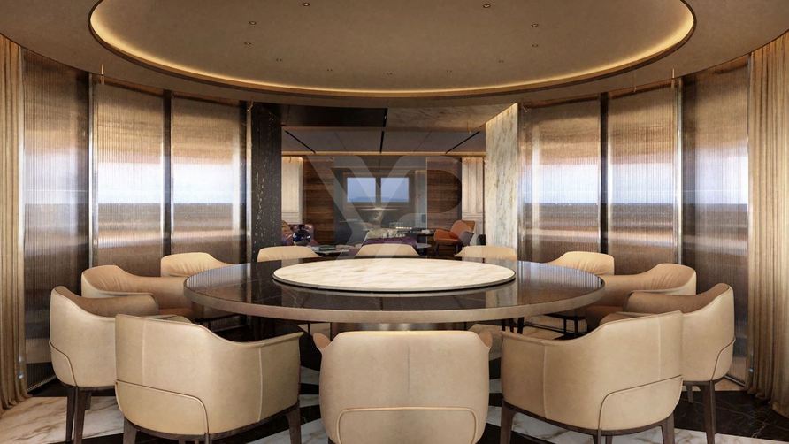 RAJA² yacht interior 9