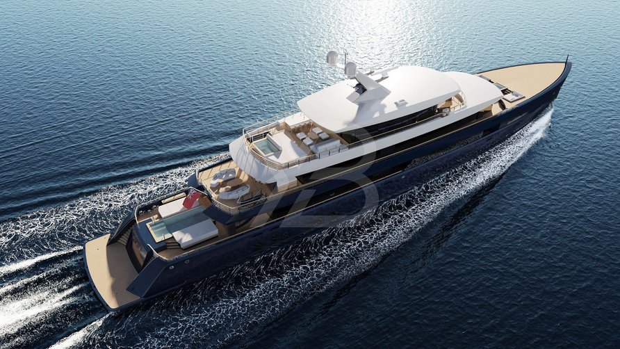 Les Cinq yacht exterior 6