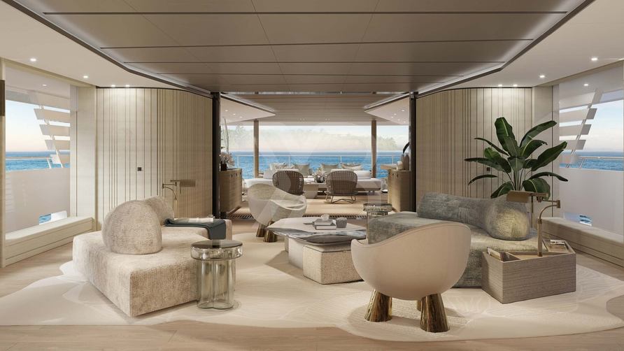 Project Secret yacht interior 9