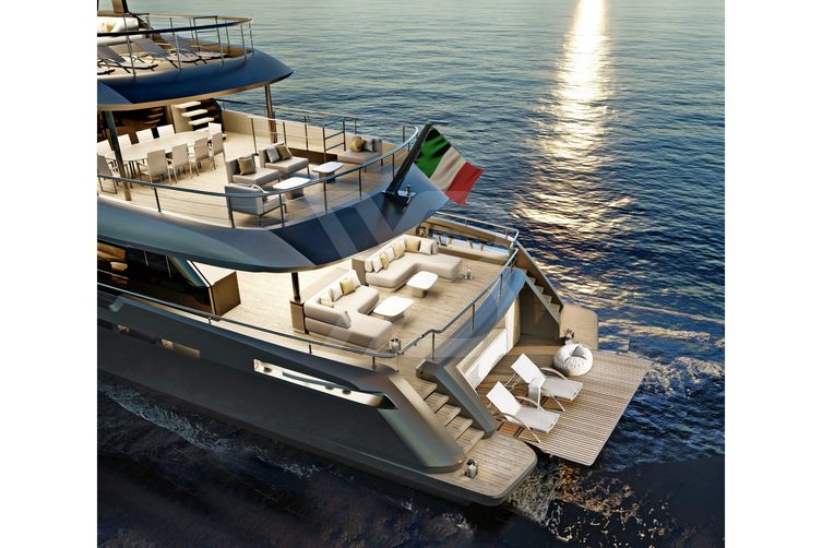 Cabana yacht exterior 9