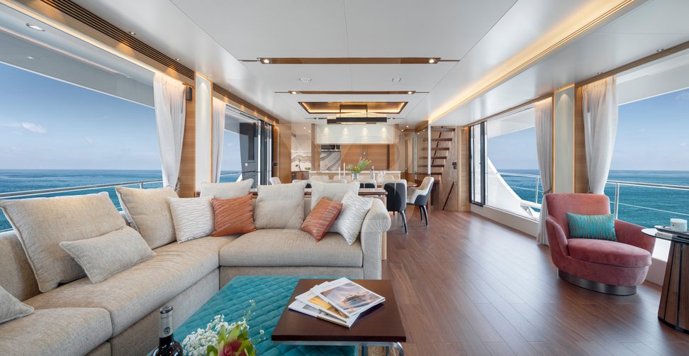 One More Time yacht interior 7