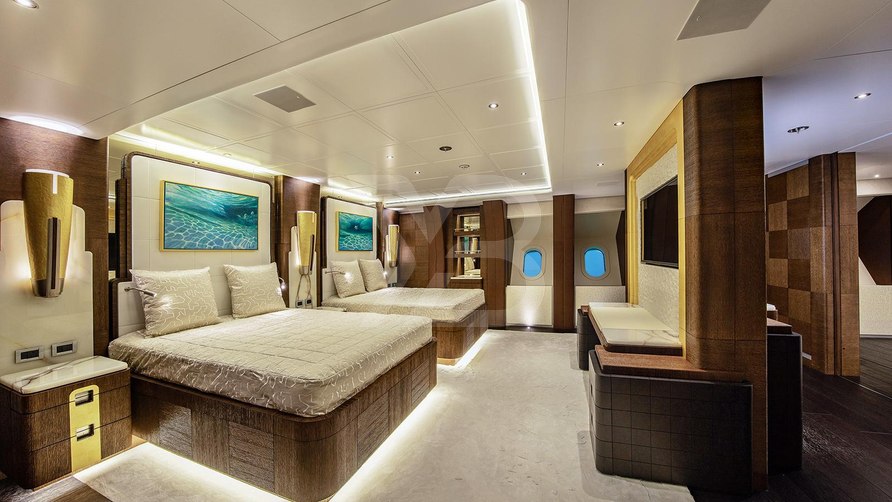 White Rabbit yacht interior 22