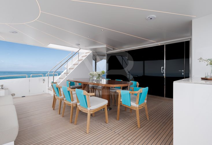 One More Time yacht interior 19